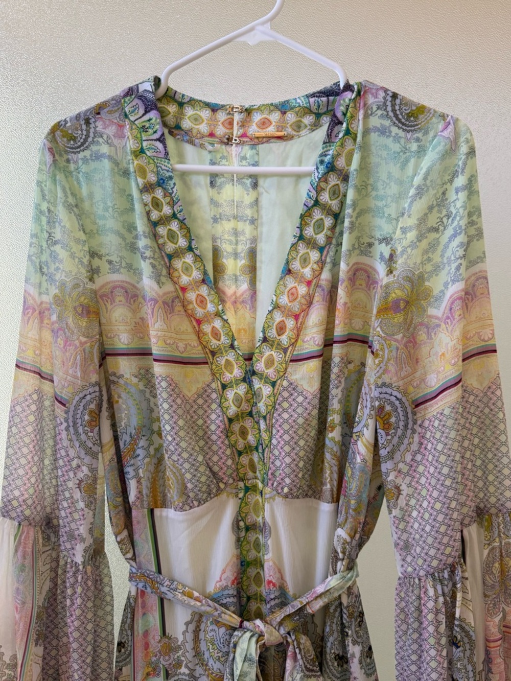 ALEXIS Olessia Gauze Printed Maxi Dress in Rococo Sz L - Picture 8 of 10